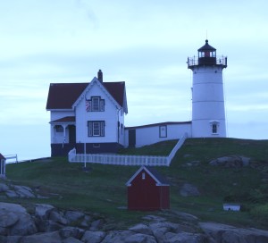 Nubble Light House at dusk